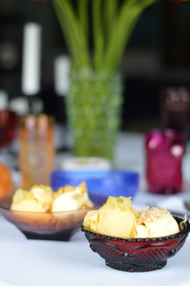 mango and coconut ice cream